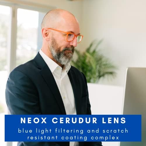 Mikrovizije optičke naočale Futura Plave svjetlo za žene i muškarce, naočale za čitanje računara sa plavom zaštitom blokiranja svjetlosti