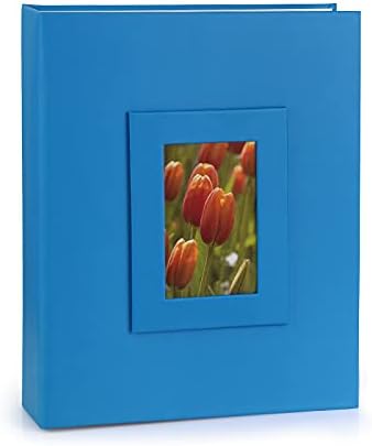 4x6 foto album, uklapa se 200 slika sa poklopcem okvira prozora plavi
