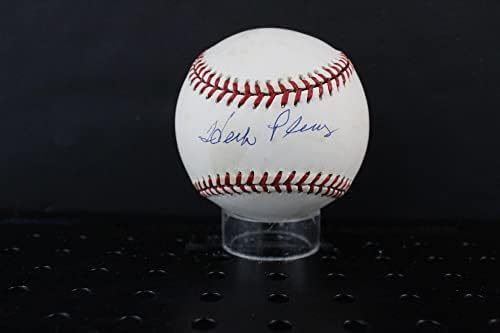 Herb Plews potpisan bejzbol autogram Auto PSA / DNK AL88507 - AUTOGREMENE BASEBALLS