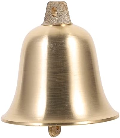 BESSPRBEL 4pcs Mesing Bell Rotors Dekoracije Nativnost Pribor Vintage Decor Festival Bell Decor Vintage Bells Mala Vintage Bells Golden Božićna vijenac Ročila