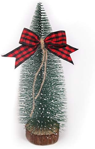 VALICLUD MALE BUFFALO PLAJNE LOW božićne plaćene provjere lukova božićne vijence lukovi za božićne obrt za obrt na kućno uređenje DIY GARLAND PAKET Snabdevanje 12pcs