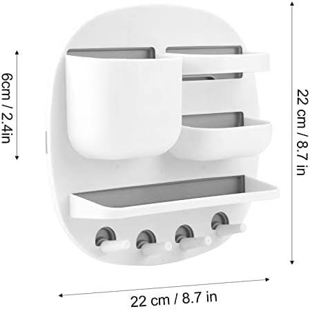 Mothessotto zidna kutija za odlaganje, stabilna firma PS PS disk Oblik samoljepljivih nosača za nokte bez spavaćih soba