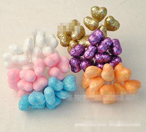 Chengyida 100pcs 60mm Modeling Love Heart Polystrene Bijeli ljubavni pjena pokloni Heart Ball ukrasi zanatlije za izradu cvijeta Uskrsnica