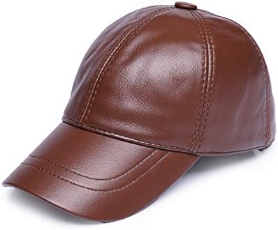 Mumcuova kožna bejzbol kapa ovčja koža Podesiva klasična sudija Snapback Tata šešir