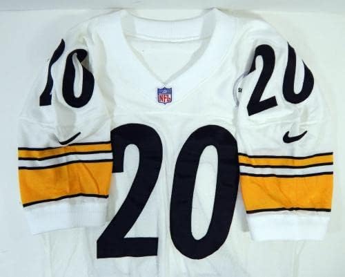 1997 Pittsburgh Steelers # 20 Igra izdana bijeli dres 46 DP21270 - Neintred NFL igra rabljeni dresovi