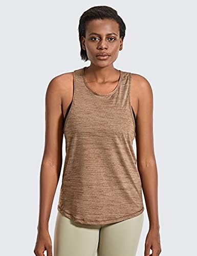 CRZ joga ženska lagana heather rezervoar za vježbanje atletski vrhovi majica bez rukava casual top