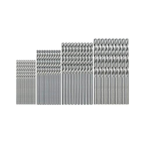 40 / 50pcs Mini bušilica HSS bit 0,5 mm-2.0mm Straight Shank PCB Twist bušilice Set čelični alat HSS visoka brzina električne bušenja