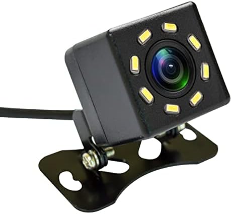Inzllo Backup kamera | Kamera za stražnji pregled 8 LED noćni vid | 150 ° prikaz ugao unazad kameru | IP68 Vodootporna i parking smjernica