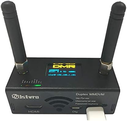 Potpuno nova dupleks MMDVM Hotspot sastavljena radio stanica WiFi Digitalni glasovni Modem P25 DMR Hotspot Antena podrška YSF Raspberry Pi Zero W Pie dvije boje OLED