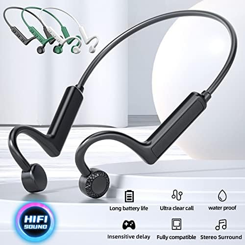 XUNION K91477 Bežične slušalice za Bluetooth slušalice za kostiju-kondukcijsko slušalice Bluetooth 5 0 Bežični uši na otvorenom