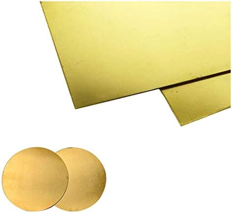 ACCDUER Metal Bakar folija bakar lim mesing Cu metalni lim folija ploča je idealna za izradu ili električne projekte debljine mesing ploča