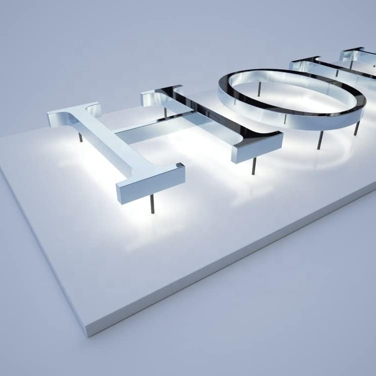Prilagođeni LED znak, prilagođeni LED pozadinski znak, znak LED-a, LED vanjski personalizirani znakovi za poslovanje