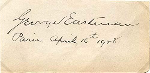 Kodak INOVATOR George Eastman Autograph, potpisana stranica sa Albumom