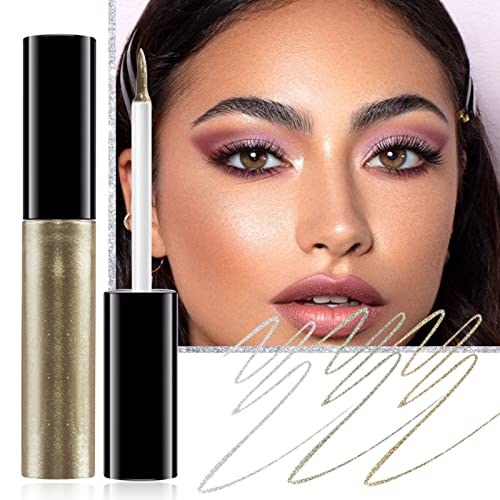 Outfmvch Liquids Glitter Liquid Eyeliner sjenilo za oči dugotrajne vodootporne blistave sjajne pjenušave sjenilo za oči Tekući 5ml Tartiest Eyeliner