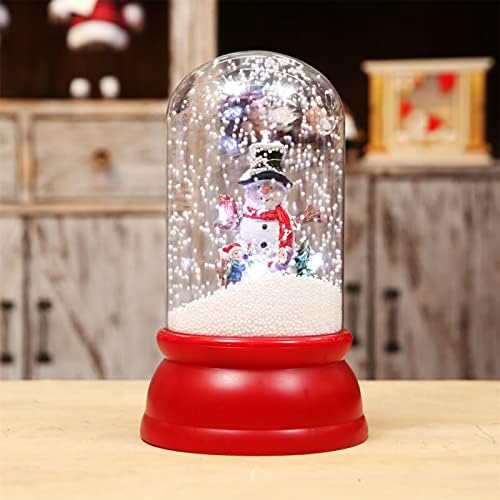 Muzička kutija Sning Globe Božićni snijeg Santer Lanter USB baterija LED Snow Globes Fairy Lights Svjetiljka Snjegović Viseće osvjetljenje