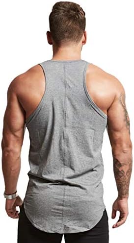 Mens Workout Stringer tenkovi za fitness performanse mišićne majice bez rukava, trening bodybuilding prsluk