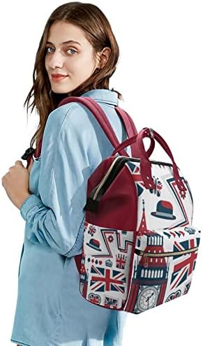 UK dizajnerski elementi ručni ruksak ruksak stilski materinsku torbu višenamjenska vodootporna putovanja starački dan