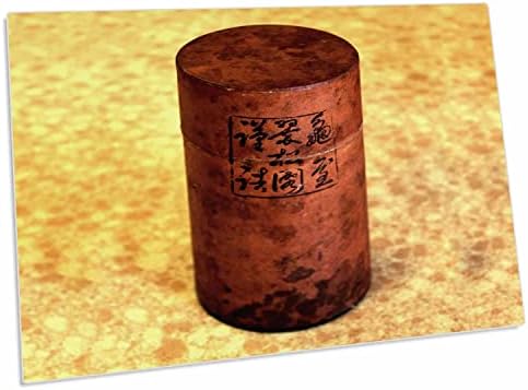 3Droza mali japanski okrugli cilindrični čaj za čaj - biljke. - Desk jastučić MATE MATS