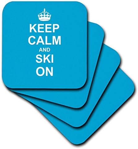 3drose cst_157773_1 Budite mirni i skijanje na plavoj nozi na skijaškim hobima ili profesionalnim skijarskim poklonima zabavnim smiješnim
