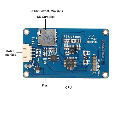 Ferwooh Nextion Osnovni prikaz 2.4 '' NX2432T024 2.4 inča TFT otpornice zaslon osjetljiv na dodir 320x240 UART HMI Inteligentni LCD displej modul za Arduino malina PI ESP8266
