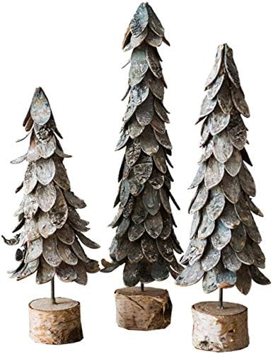 GFDJ Božićne ukrase Loging Božićno ukrašavanje šume stil prozor Fairytale Dekoracija Tema Display-CEDAR 13cm-R1