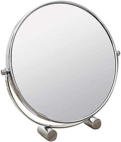 Viinice ogledalo za šminkanje ogledalo za šminkanje, stolno dvostrano ogledalo za uljepšavanje 3x uvećanje Kozmetičko ogledalo 360° okretno ogledalo za kupaonicu prijenosno ogledalo za šminkanje LED ogledalo za šminkanje putovanje sklopivo, kupatilo