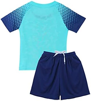 Mufeng Kids Boys Girl Košarkaški dres trenerke Pamučna majica sa kratkim hlačama Postavite školu PE timske uniforme Activewear
