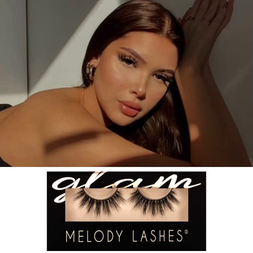 Melody Lashes ultra fluffy lashes premium kvaliteta za sve oblike očiju meki pamuk band 15x višekratna veganska prirodna trepavica