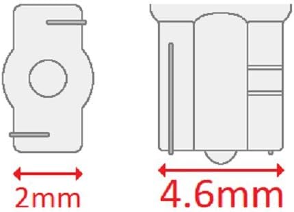 CEC Industries E86 sijalice, 6.3 V, 1.26 W, W2x4.6d baza, t-1.5 oblik