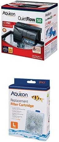 Aqueon QuietFlow LED Pro Aquarium Power Filter, veličina 50 paket