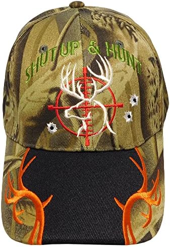 Shut Up & lov jelena Target Real Tree Camouflage Camo Crna na Bill akril Podesiva vezeni Bejzbol šešir kapa