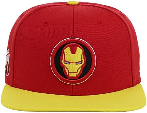 Marvel Ironman moda za odrasle Podesiva Snapback ravna kapa Crvena / YEL