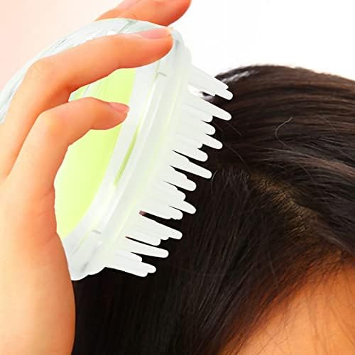 Doitool MENS šampon MENS šampon šampon šampon šampon četkica: 10pcs mokra i suha kosa čeljusti meka silikonska kosa za glavu masažer