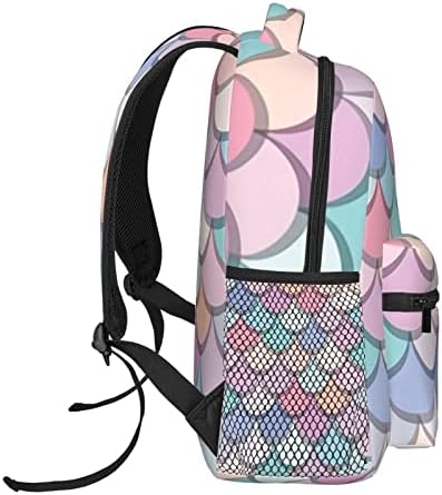 Mermaid 6 Travel Laptop ruksak ženske torbe za laganu školu za djevojke podesive ruksak na fakultetu uklapa se 15,6 inčni prijenosna