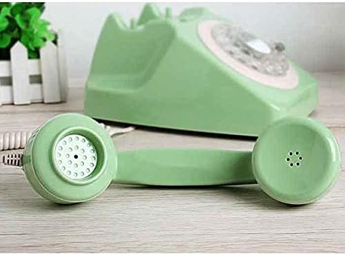MXiaoxia Revolve Birajte vintage fiksne telefonski telefon plastični kućni ured Retro žičana fiksni telefon