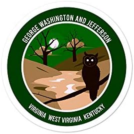 George Washington & Jefferson National Forest Vinil naljepnica naljepnica od 3 '' do 5,5 ''