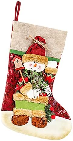 Božićne čarape Veliki Xmas Čarape Dekoracija SANTA Snjegovinski jeleni čarapa Božićne ukrase i pribor za zabavu Viseći kristali za automobil