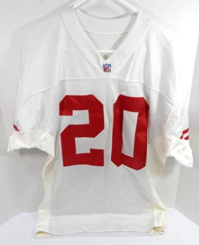 Krajem 1980-ih početkom 1990-ih San Francisco 49ers # 20 Igra Polovni bijeli dres 726 - Neintred NFL igra rabljeni dresovi