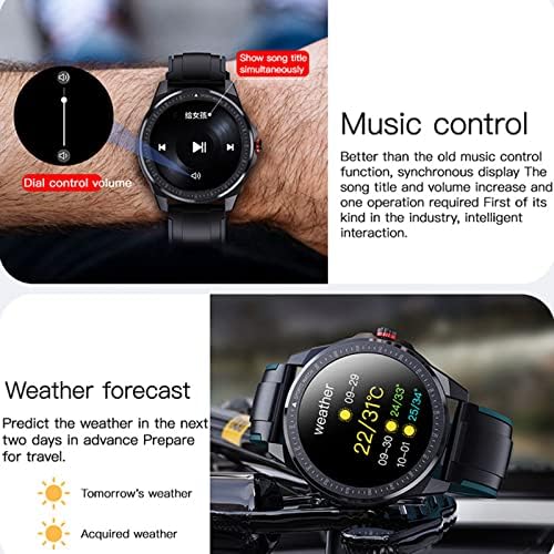 UCCE MAN Smartwatch za Android i iOS kompatibilan, dolazni poziv 1,28-inčni vodootporni praćenje aktivnosti, sjedeći podsjetnik Sportski
