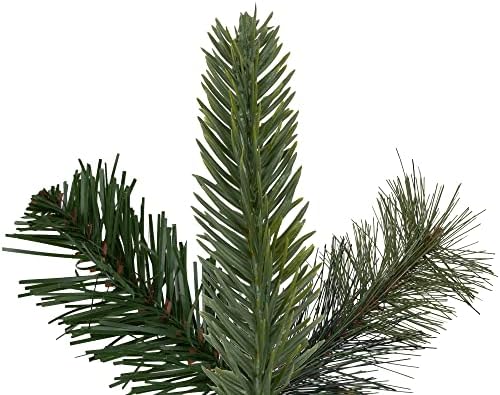 Vickerman 25 'Cashmere Pine umjetni božićni vijenac, čiste dura-lit žarulje - lažni božini božićni vijenac - sezonski unutarnji kućni