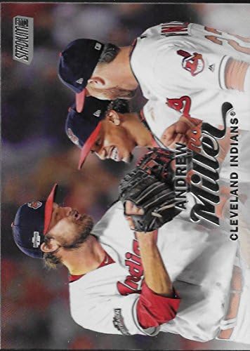 TOPPS iz 2017. Stadion Club # 74 Andrew Miller Cleveland Indijanci Baseball Card