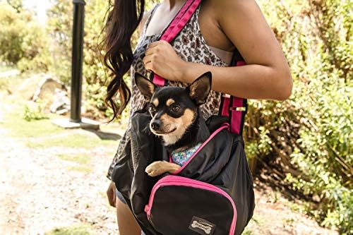 WGS sklopiva sportska torba za kućne ljubimce sklopivi sanduk torba za kućne ljubimce putni kavez za pse ili mačke, crna i crvena