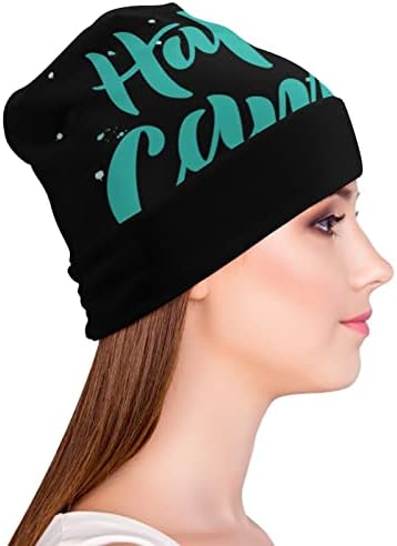 Sretan Camper Unisex Beanie Cap Mekana topla lubanja pulover pulover za spavanje