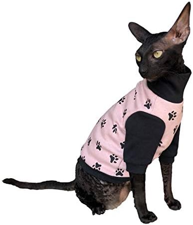 Kotomoda Sphynx mačji zimski džemper ružičasti sretničari gola mačka bez kose mačke