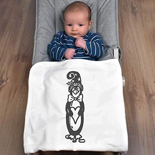 Azeeda 'Heart Penguin' Pamučni debeki pokrivač / šal