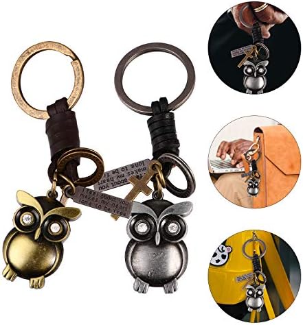 BESPORTBLE 2 kom 1 Set Durable key Accessories Retro Owl Key Decors Božić dekoracije