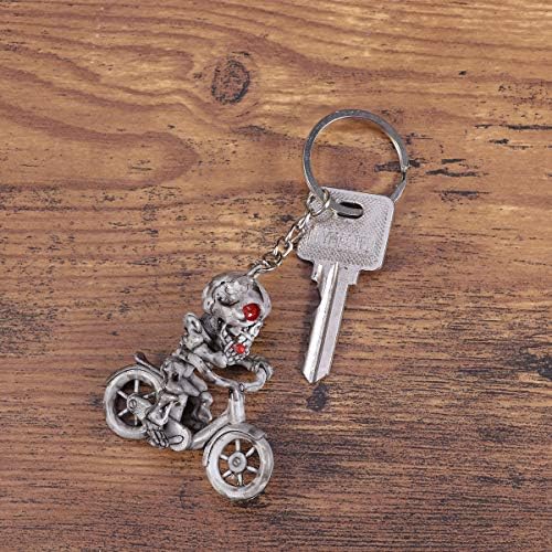 Amosfun Skull Keychain Skeleton privjesak za ključeve privjesak za ključeve privjesak za ključeve za Auto torbicu viseći ukrasi 2kom