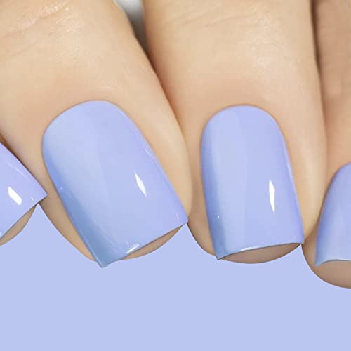 Vishine Blue Skies Boja Gel lak za nokte, 16ml Pastel Sky Blue Crème Gel za upijanje noktiju U V LED lampa za nokte Gel lak za nokte Art manikir Salon DIY Home 0.54 Oz #M094