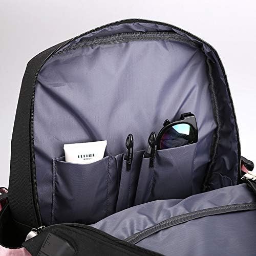 Nniverver Girls Lagan ruksak Korejski casual USB ruksak prijenosni prijenosna računarska torba izdržljiva torba za knjige tinejdžera, crna2, jedna veličina