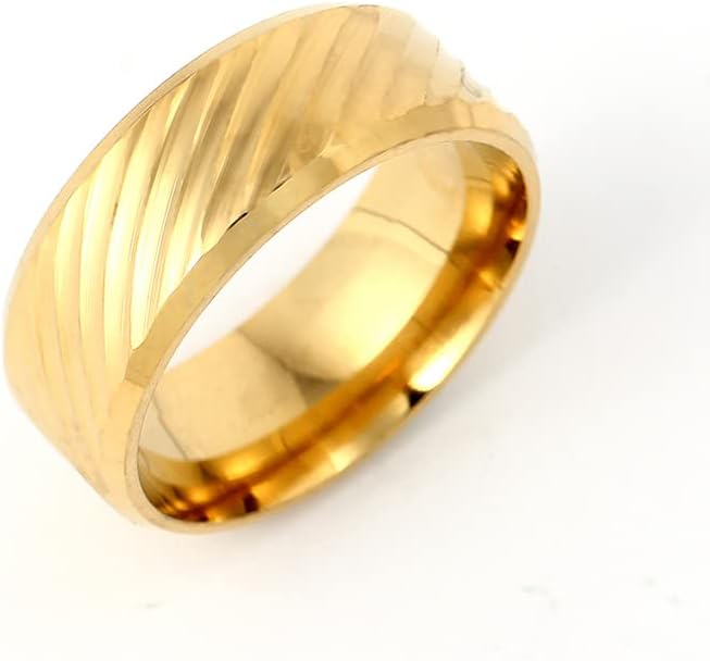 Koleso 8mm Zlatni prsten u boji Vodeni prstenovi za muškarce i žene-97499